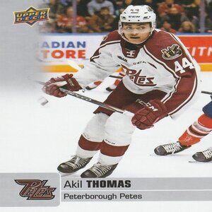 Akil Thomas - 2019/20 Upper Deck CHL Hockey Card